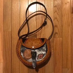 Crossbody leather bag